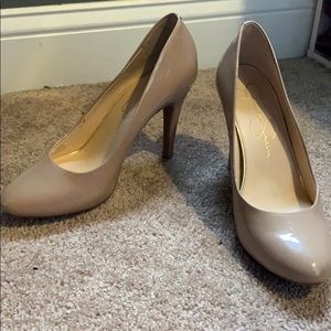 Tan pumps